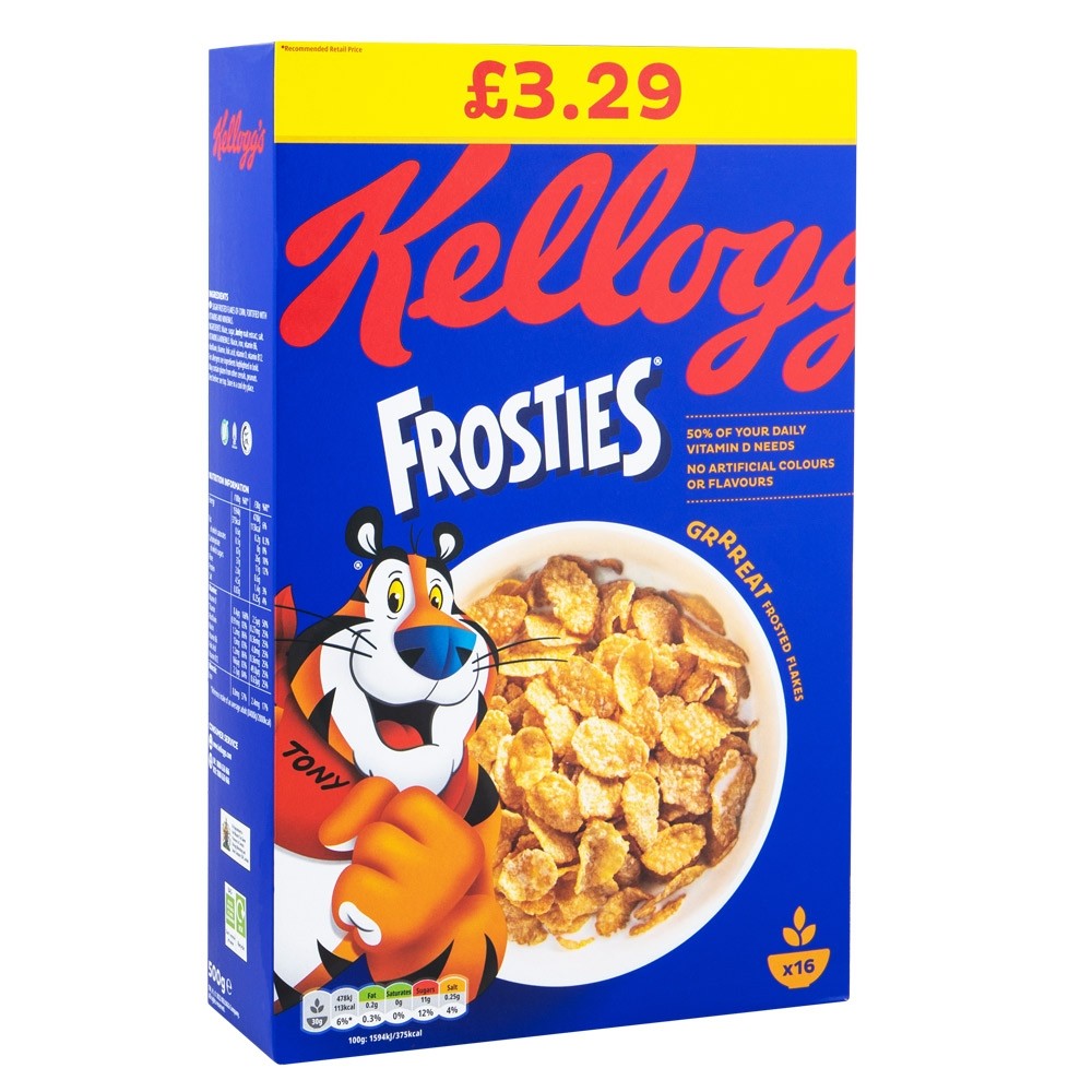 KELLOGG'S FROSTIES CEREAL 750G | Poundstretcher