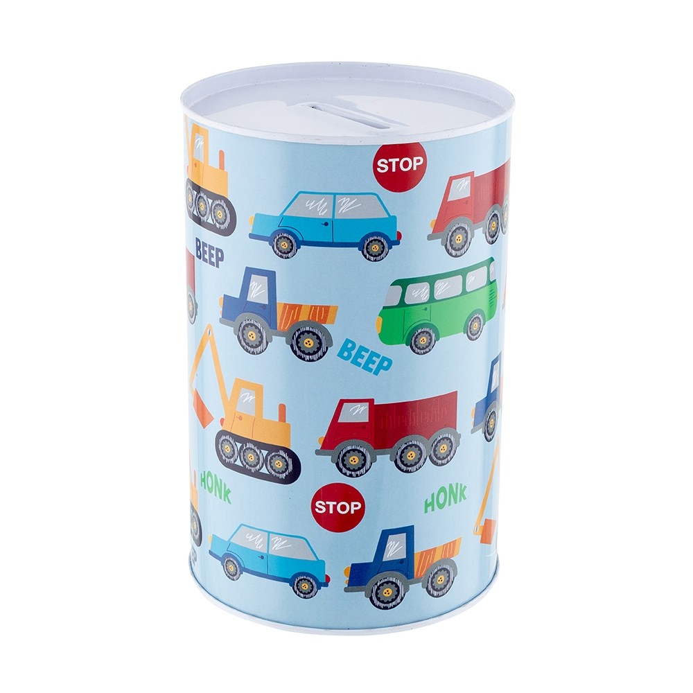 BOY'S MONEY TIN - CARS | Poundstretcher