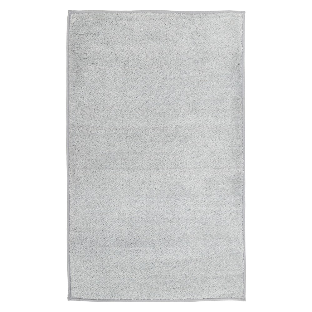 GREY SPARKLE BATH MAT | Poundstretcher