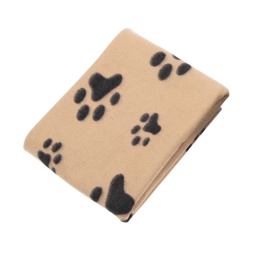 BEIGE / BLACK PET BLANKET Poundstretcher