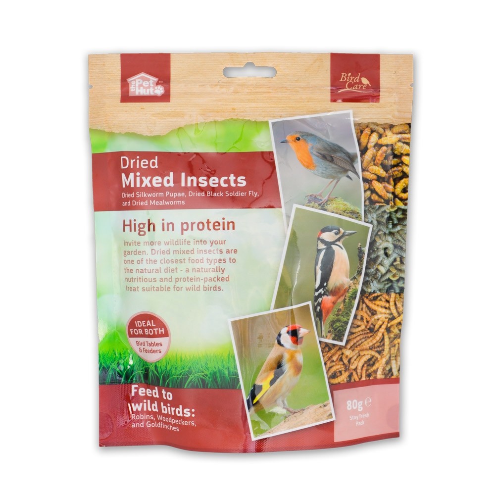DRIED MIXED INSECTS 80G
