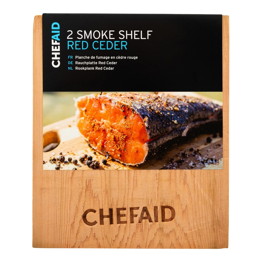 CHEFAID RED CEDER SMOKE SHELF - 2NOS