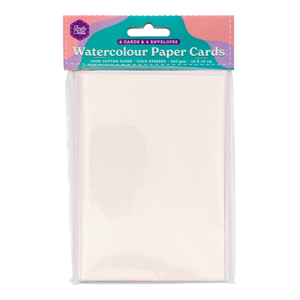 WATERCOLOUR PAPER CARDS