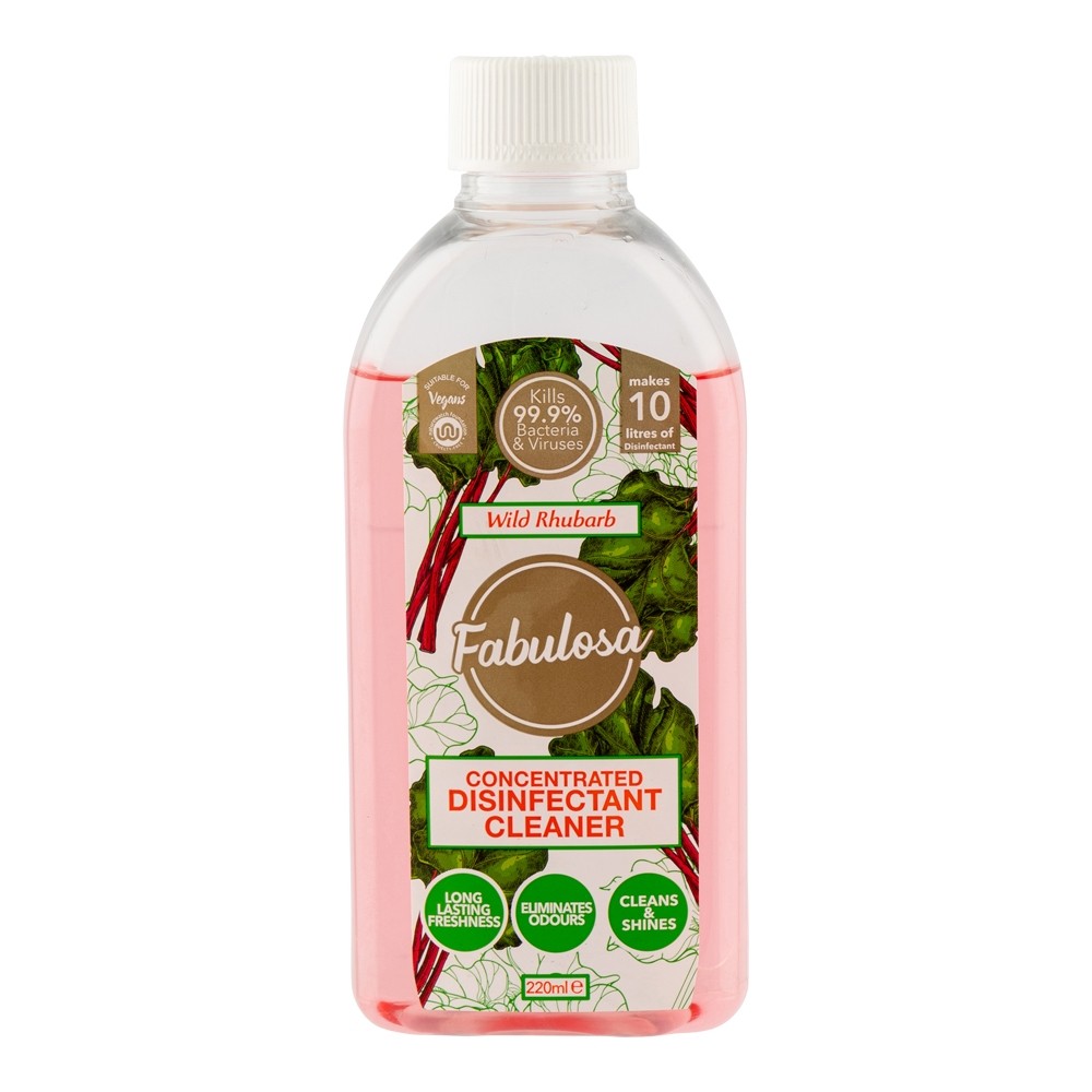 FABULOSA WILD RHUBARB CONCENTRATED DISINFECTANT CLEANER - 220ml