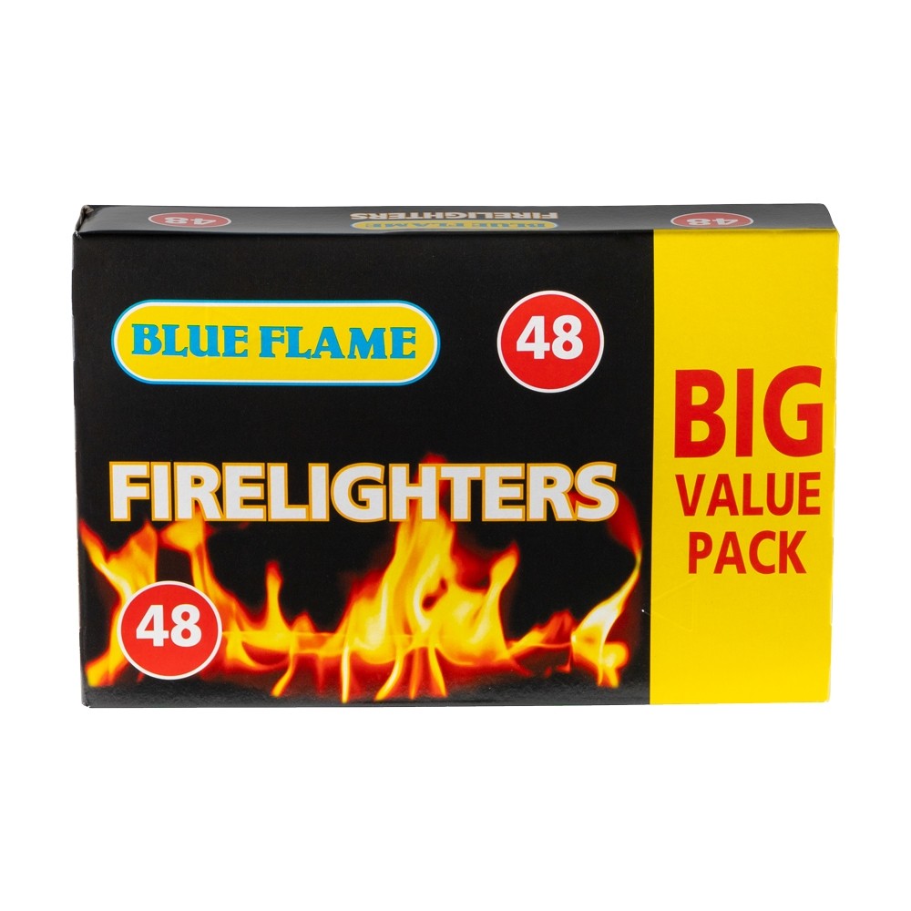 BLUE FLAME FIRELIGHTERS 48 PACK