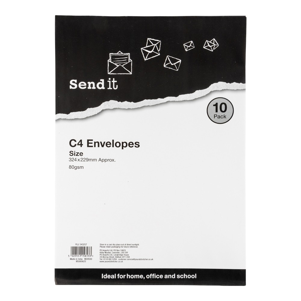 C4 ENVELOPES - 10 PACK