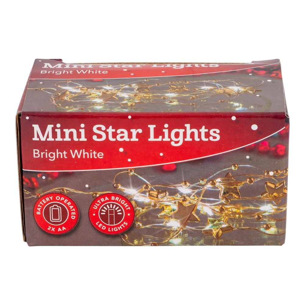 MINI STAR LIGHTS - BRIGHT WHITE