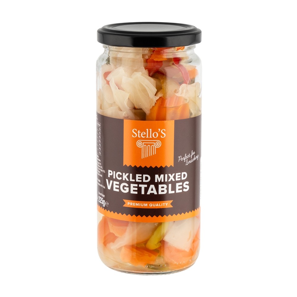 STELLO'S PICKLED MIXED VEGETABLES - 480G