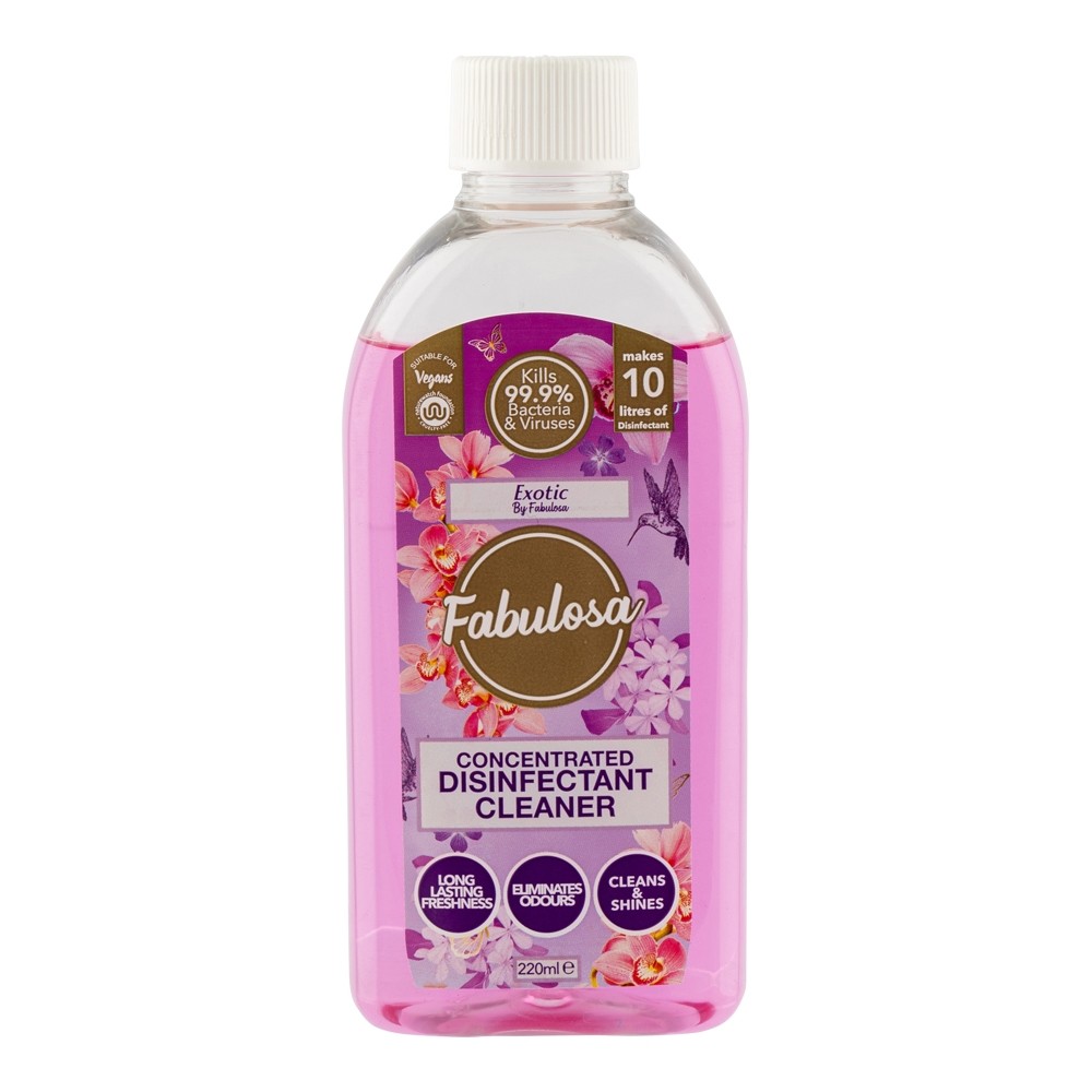 FABULOSA EXOTIC CONCENTRATED DISINFECTANT CLEANER - 220ml