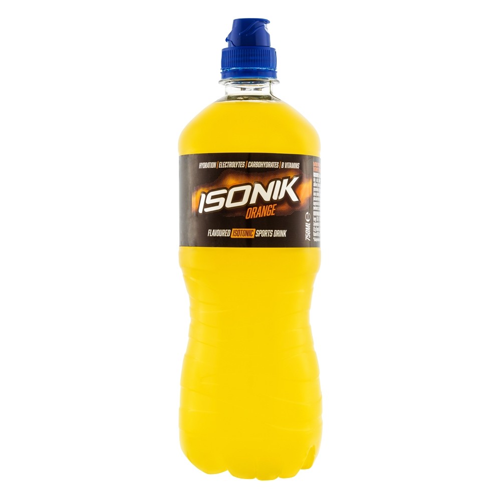 Isonik Orange Flavoured Isotonic Sports Drink 750ml Poundstretcher 