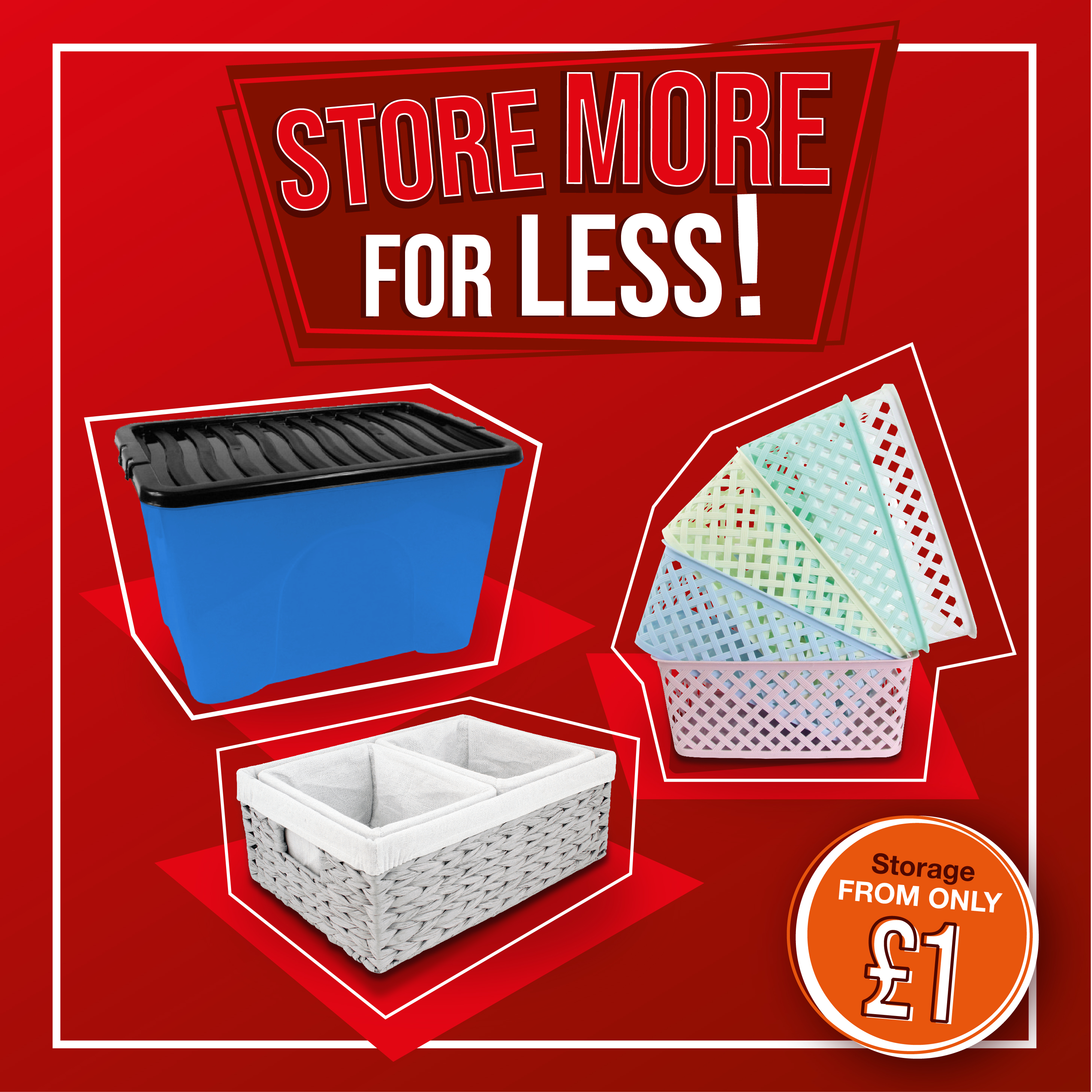 Homeware – Electricals – Toys – Storage | Poundstretcher