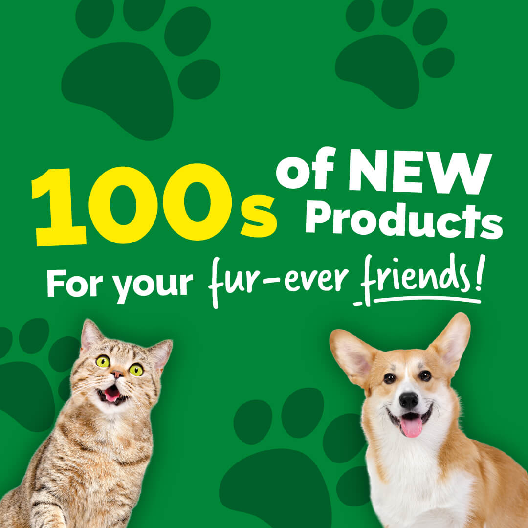 100s of New Pet Range