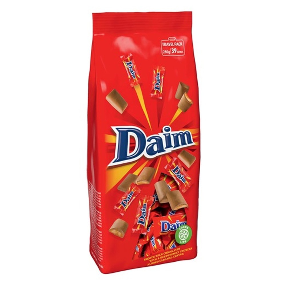 A packet of Daim chocolates