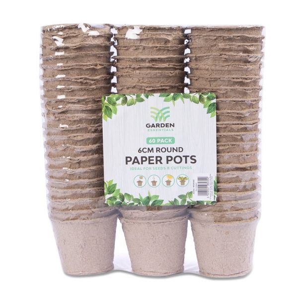 A set of Round Paper Pots