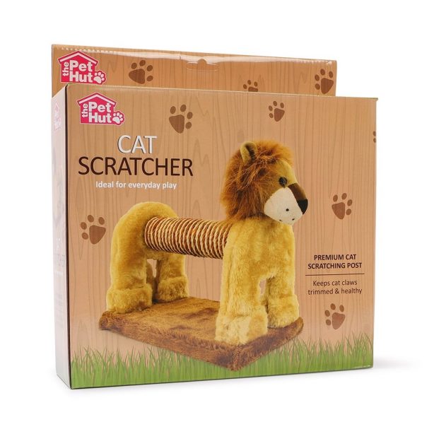 Lion cat scratching post from Poundstretcher