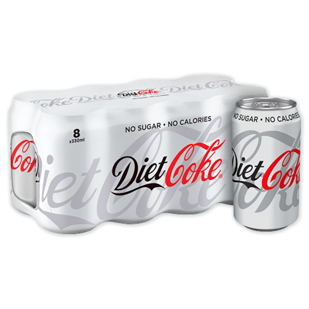 8 pack of diet coke