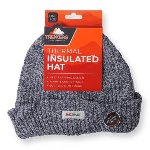 mens thermo hat grey