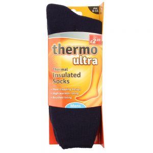 navy thermo socks