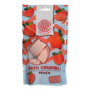Peach bath crumble